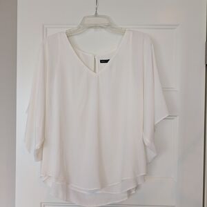 White House Black Market Elegant Cream Blouse